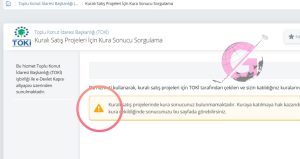 TOKİ Kura Sonuçları Neden Görünmüyor? e-Devlet’te “Sonuç Bulunamadı” Uyarısı Ne Anlama Geliyor?